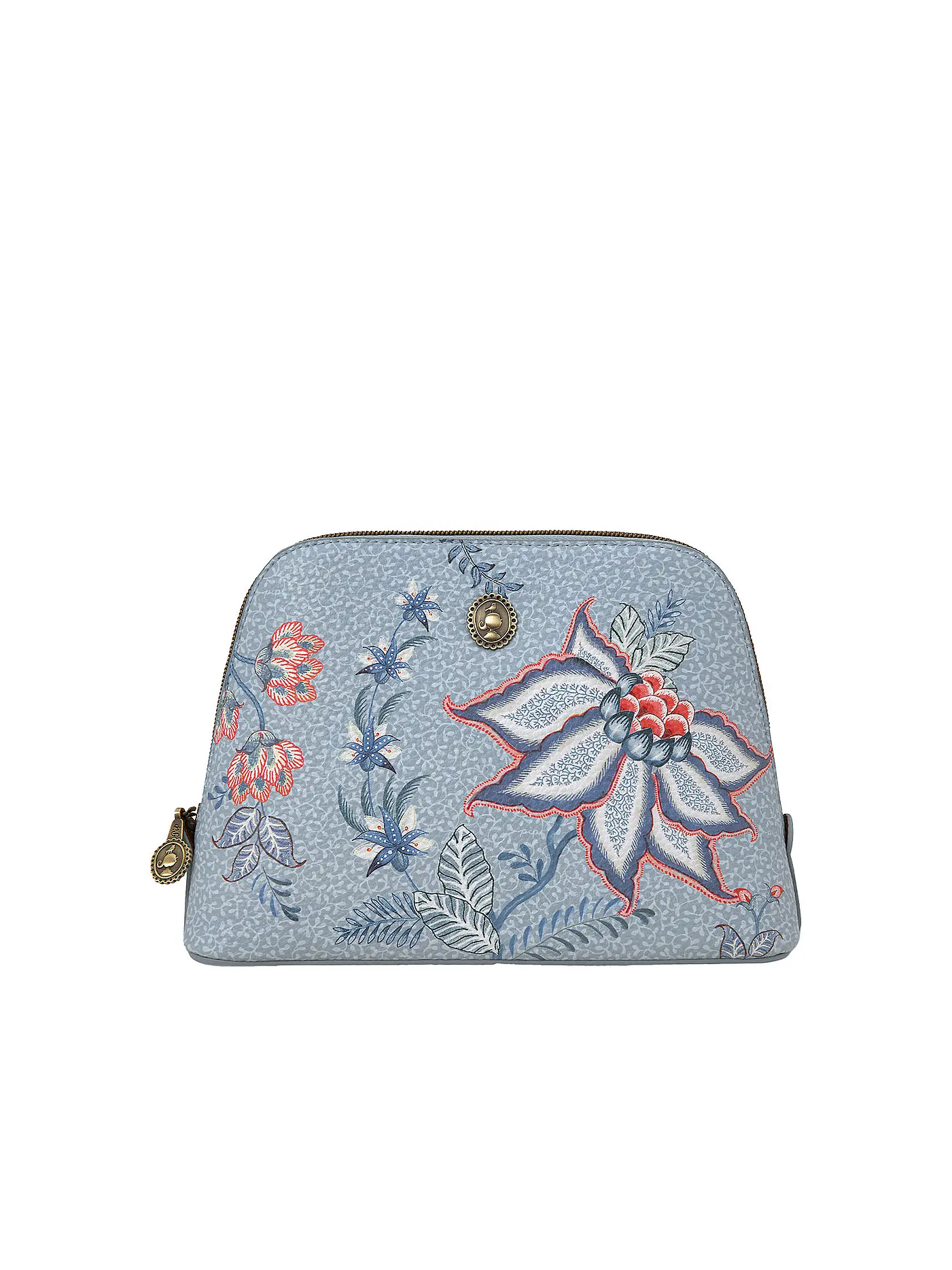 PIP STUDIO | Kosmetiktasche Flower Festival M Light Blue | 